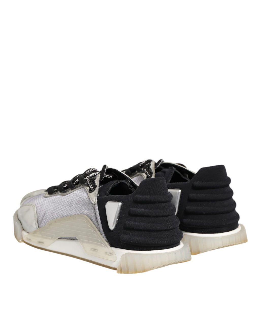 Chaussures sneakers basses Dolce & Gabbana Multicolores avec logo argenté, style moderne et design coloré.
