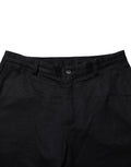 Pantalon homme Dolce & Gabbana en cachemire noir, pantalon formel élégant avec coupe classique et finition soignée.