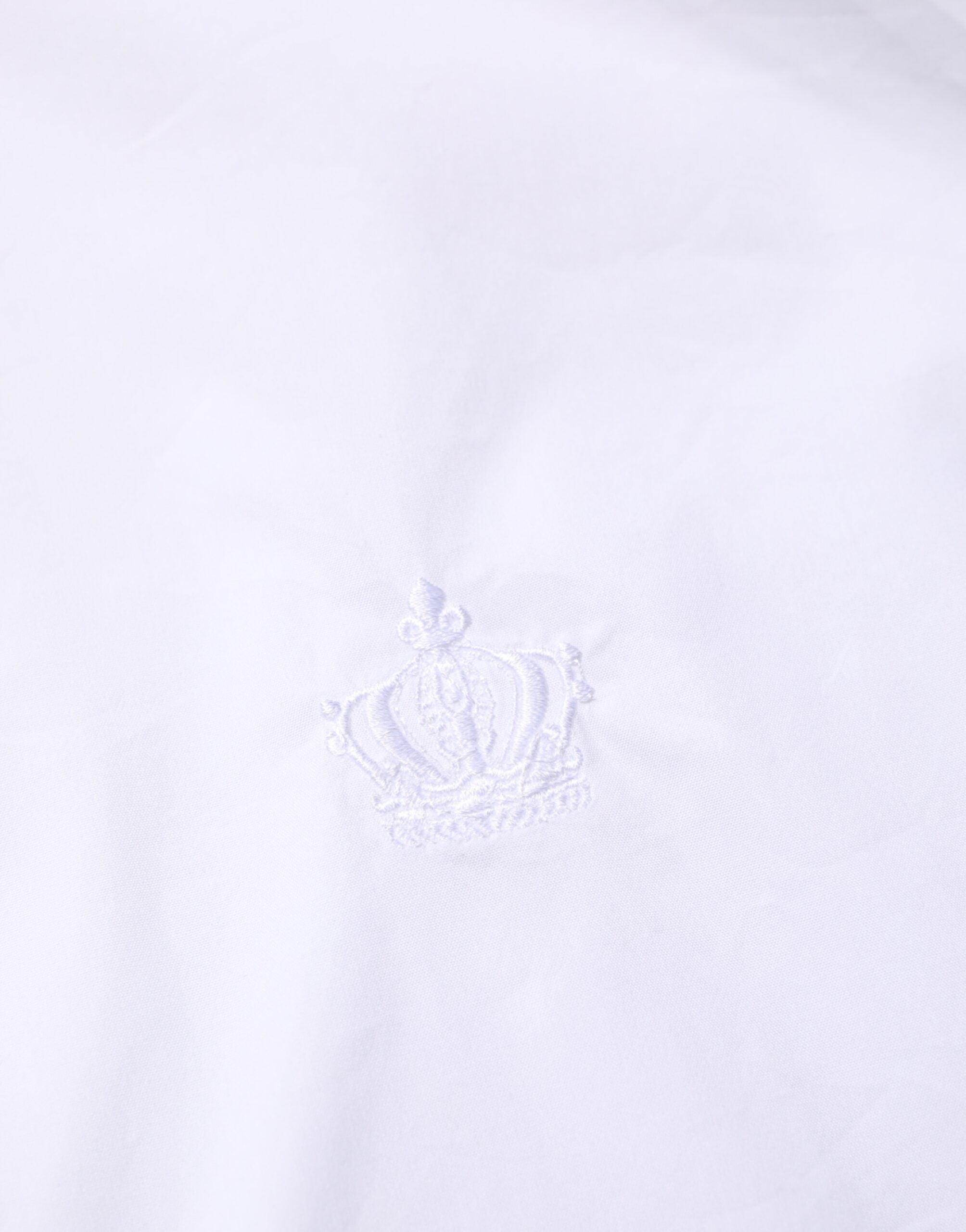 Chemise blanche en coton Dolce & Gabbana MARTINI pour homme, vêtement formel avec col classique et manches longues.