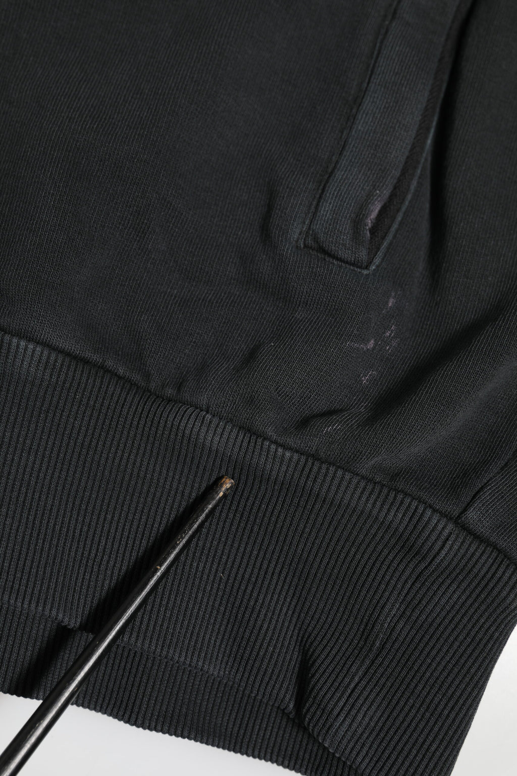 Sweat à capuche Dolce & Gabbana noir avec logo, zip complet, pull en molleton pour homme.