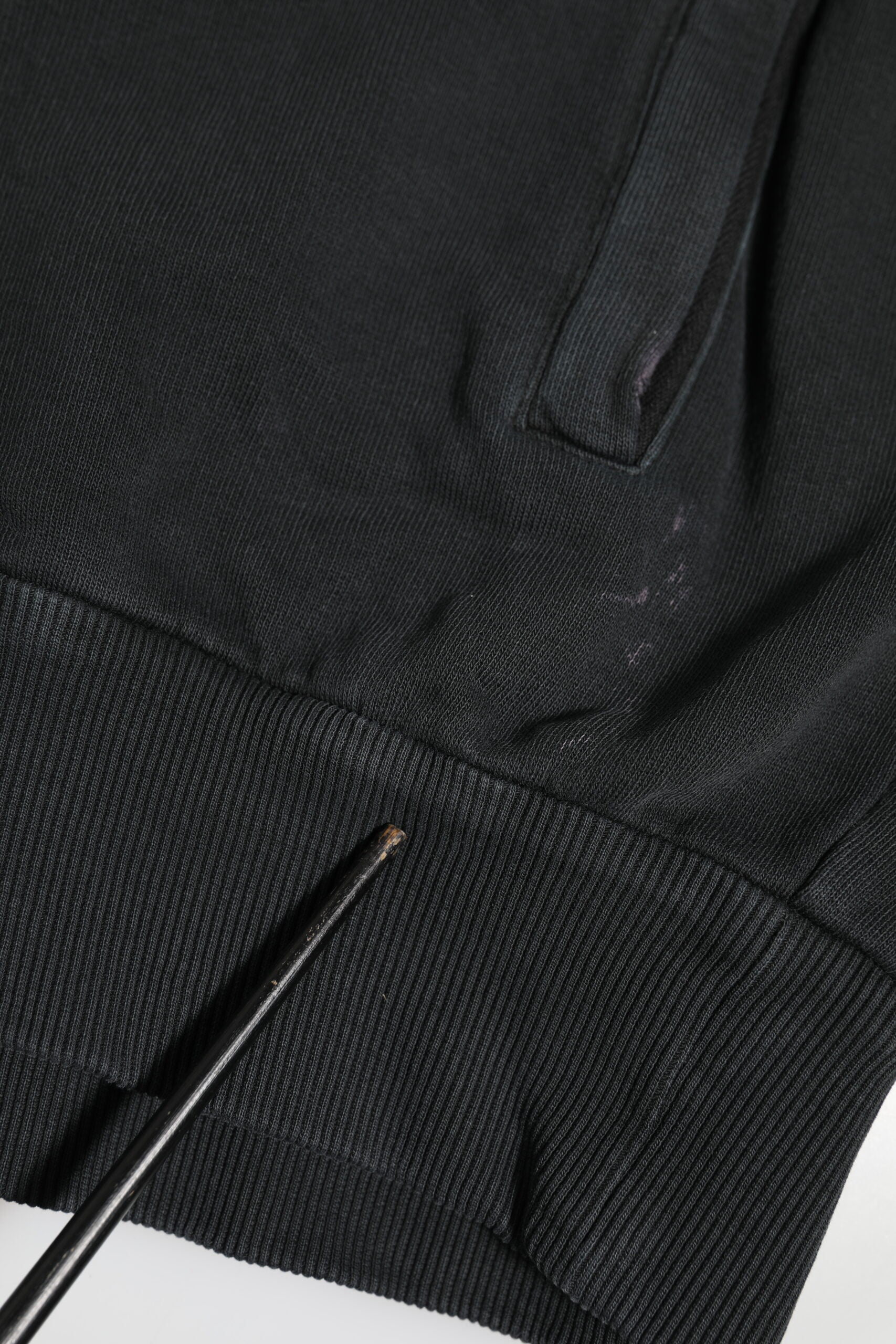 Sweat à capuche Dolce & Gabbana noir avec logo, zip complet, pull en molleton pour homme.