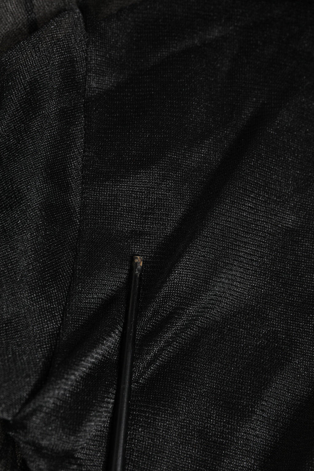 Sweatshirt en polyester noir Dolce & Gabbana avec logo, col rond, tissu léger et style décontracté.