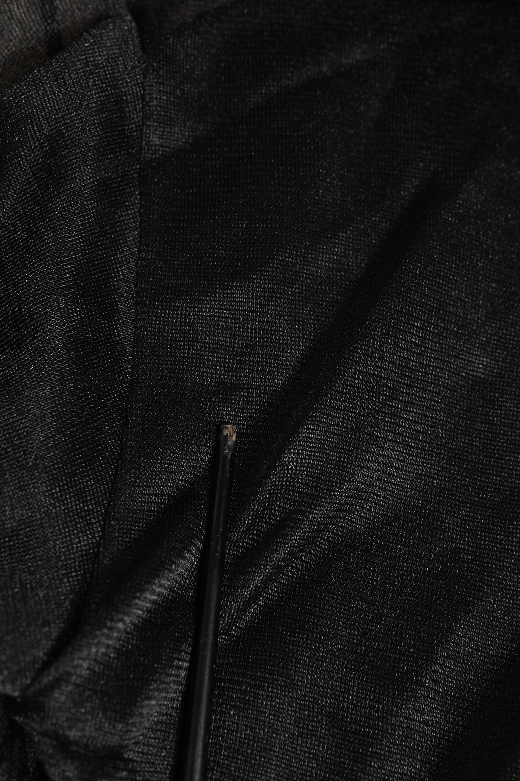 Sweatshirt en polyester noir Dolce & Gabbana avec logo, col rond, tissu léger et style décontracté.