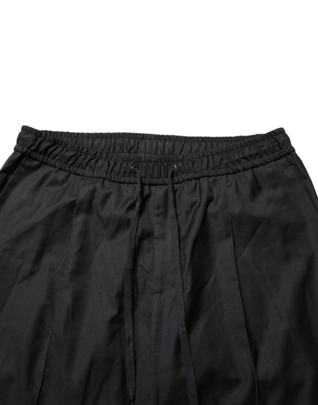 Pantalons de jogging pour homme Dolce & Gabbana noir à cordon de serrage, décontractés et confortables.