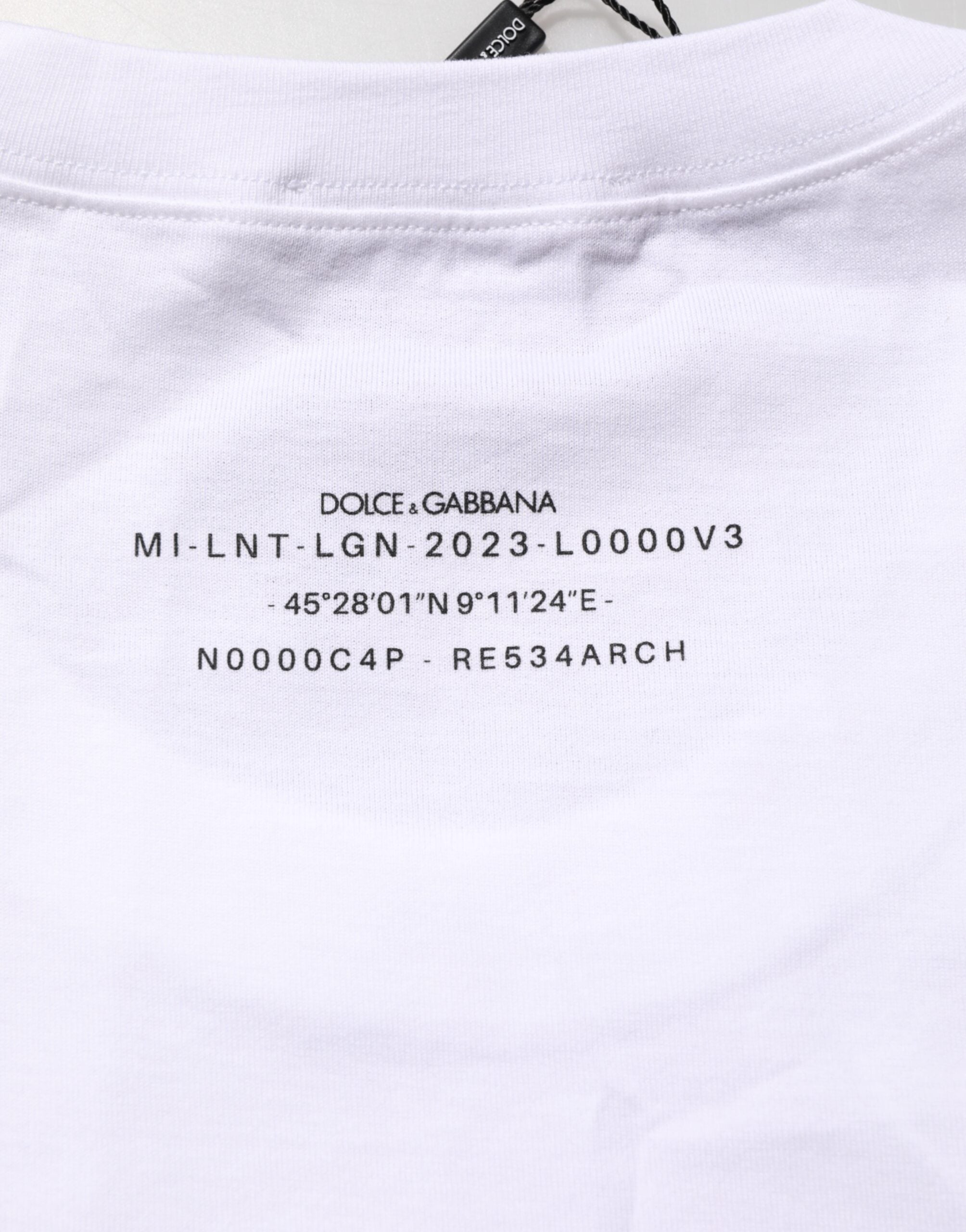 T-shirt sans manches en coton blanc imprimé de Dolce & Gabbana, style décontracté et élégant pour femmes.