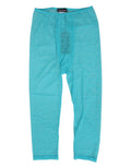 Sous-vêtements Dolce & Gabbana Light Blue Logo Lace, collants midi en dentelle, design élégant et confortable.