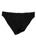 Culotte noire en nylon stretch pour femmes de Dolce & Gabbana, sous-vêtements élégants et confortables.