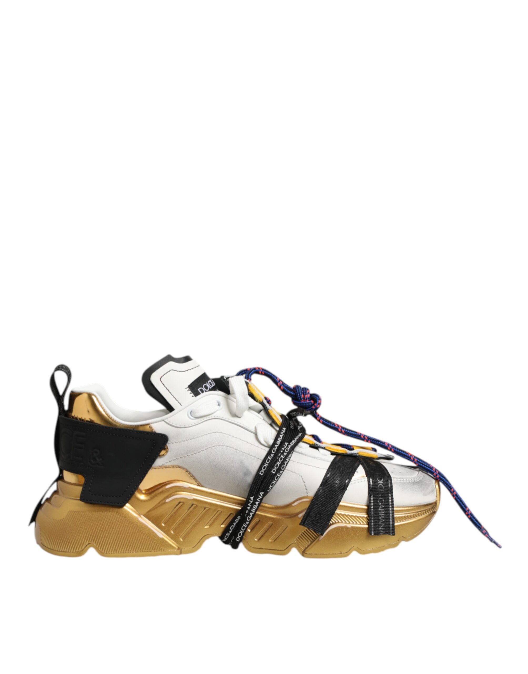 Chaussures basses Dolce & Gabbana Daymaster multicolores, sneakers à la mode avec design coloré et détails élégants.