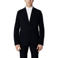 Armani Exchange Blauer Baumwollblazer