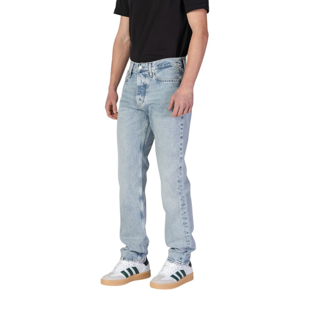 Calvin Klein Jeans Hellblaue Jeans aus Bio-Baumwolle mit entspannter Passform