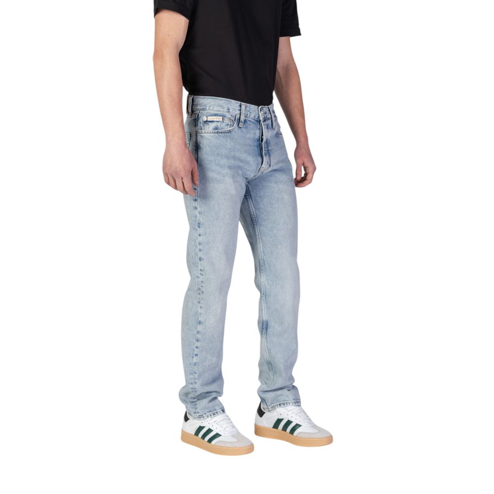 Calvin Klein Jeans Hellblaue Jeans aus Bio-Baumwolle mit entspannter Passform