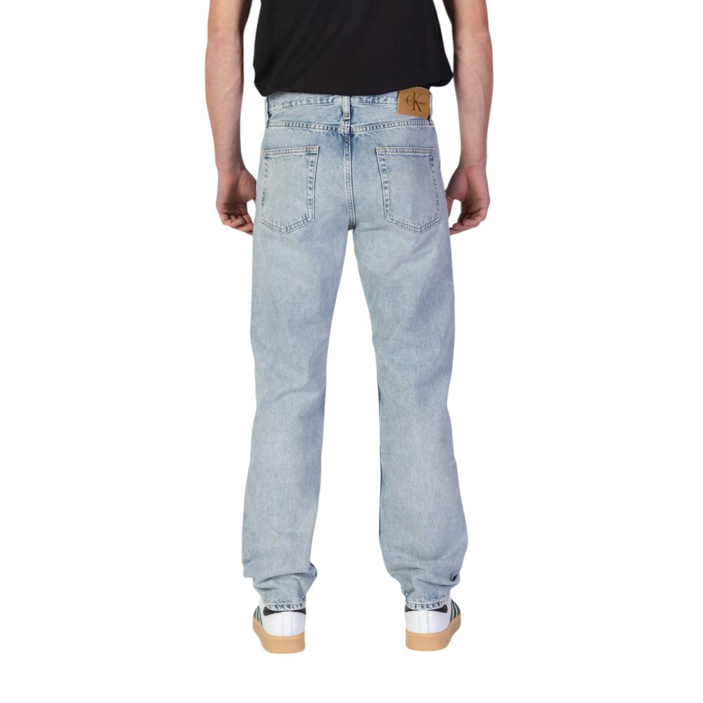 Calvin Klein Jeans Hellblaue Jeans aus Bio-Baumwolle mit entspannter Passform