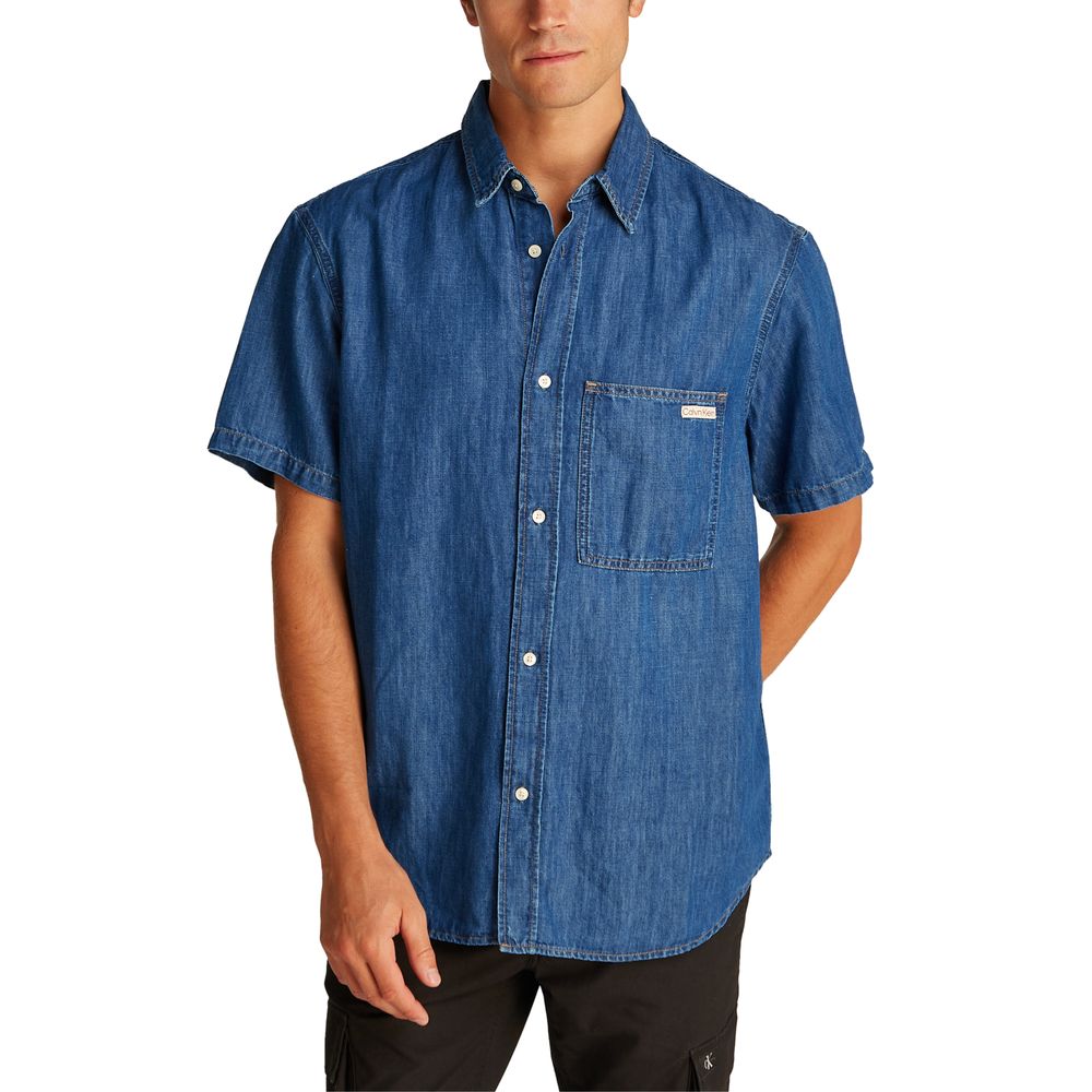 Calvin Klein Jeans Blaues Denimhemd