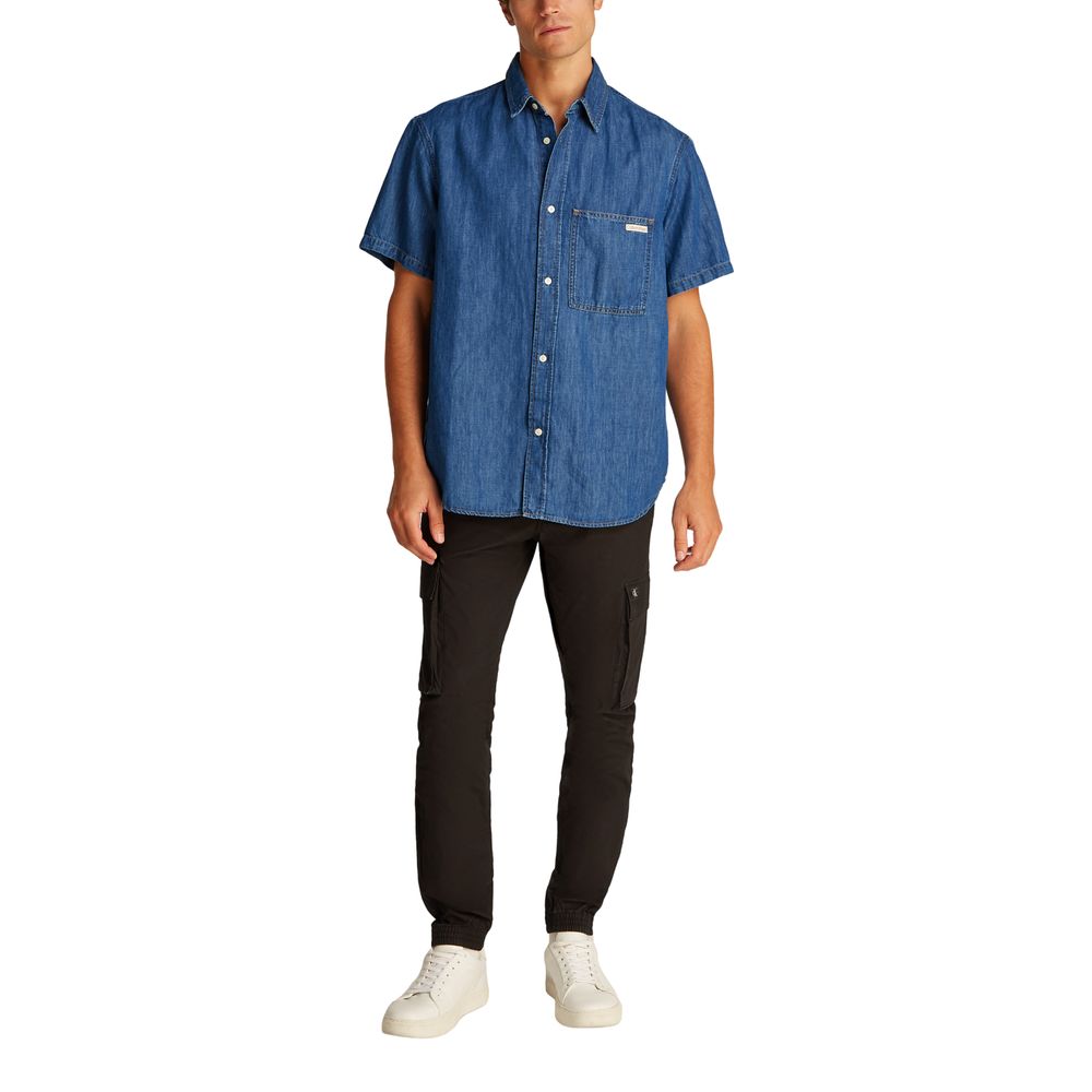 Calvin Klein Jeans Blaues Denimhemd