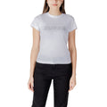 T-shirt blanc Guess Active en coton avec logo Guess Active, vue frontale, mode décontractée et confortable.