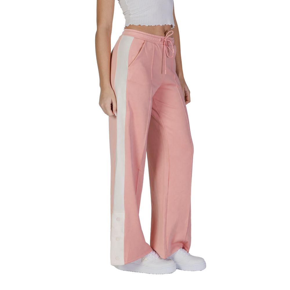 Pantalons de jogging multicolores Guess Active en polyester pour entraînement, avec ceinture élastique et poches latérales.