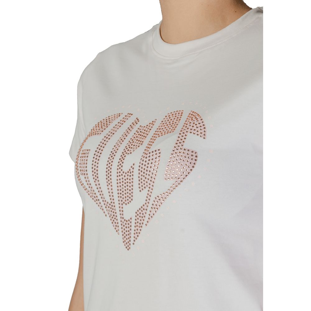 T-shirt en coton Guess Active, modèle Active Cream, visible en blanc avec logo Guess, tissu confortable pour activités sportives.