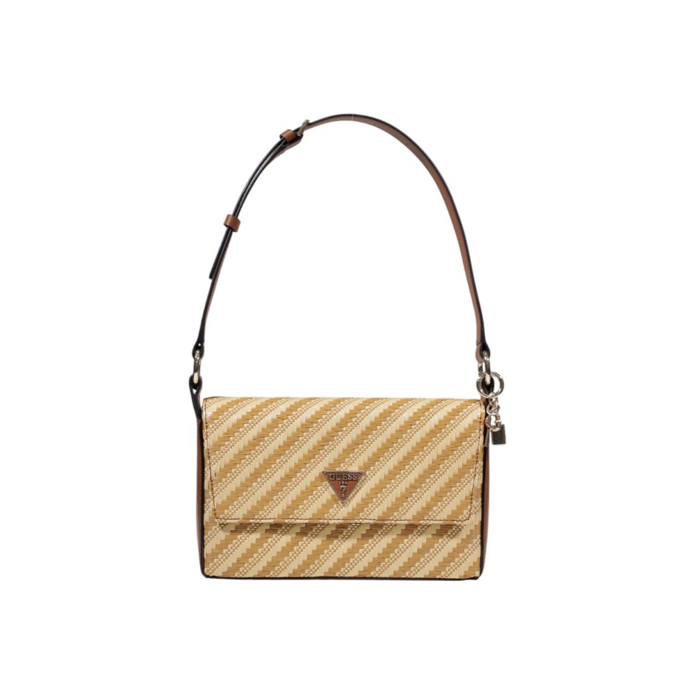 Sac à main Guess beige en polypropylène, élégant et pratique, avec poignées et détails modernes, pour un look sophistiqué