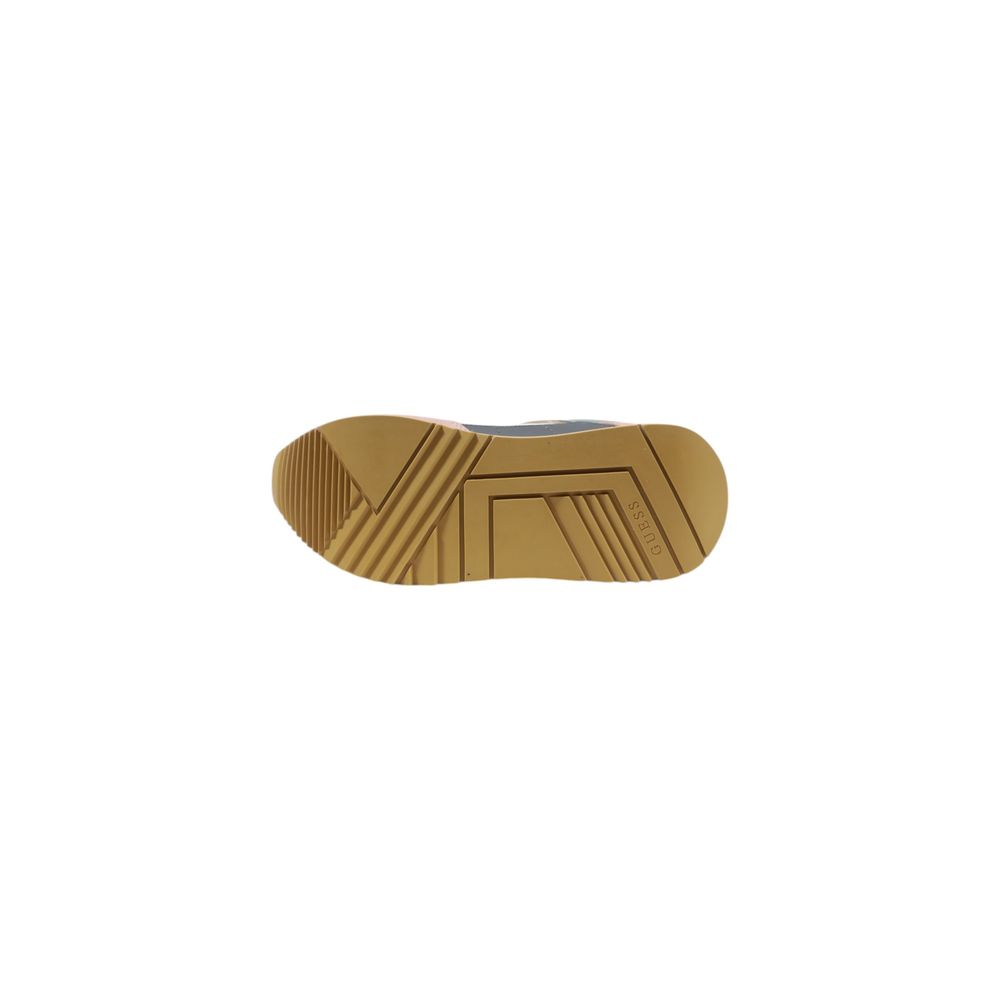 Chaussures de sport multicolores en polyester de la marque Guess, baskets athlétiques avec design coloré et confort.