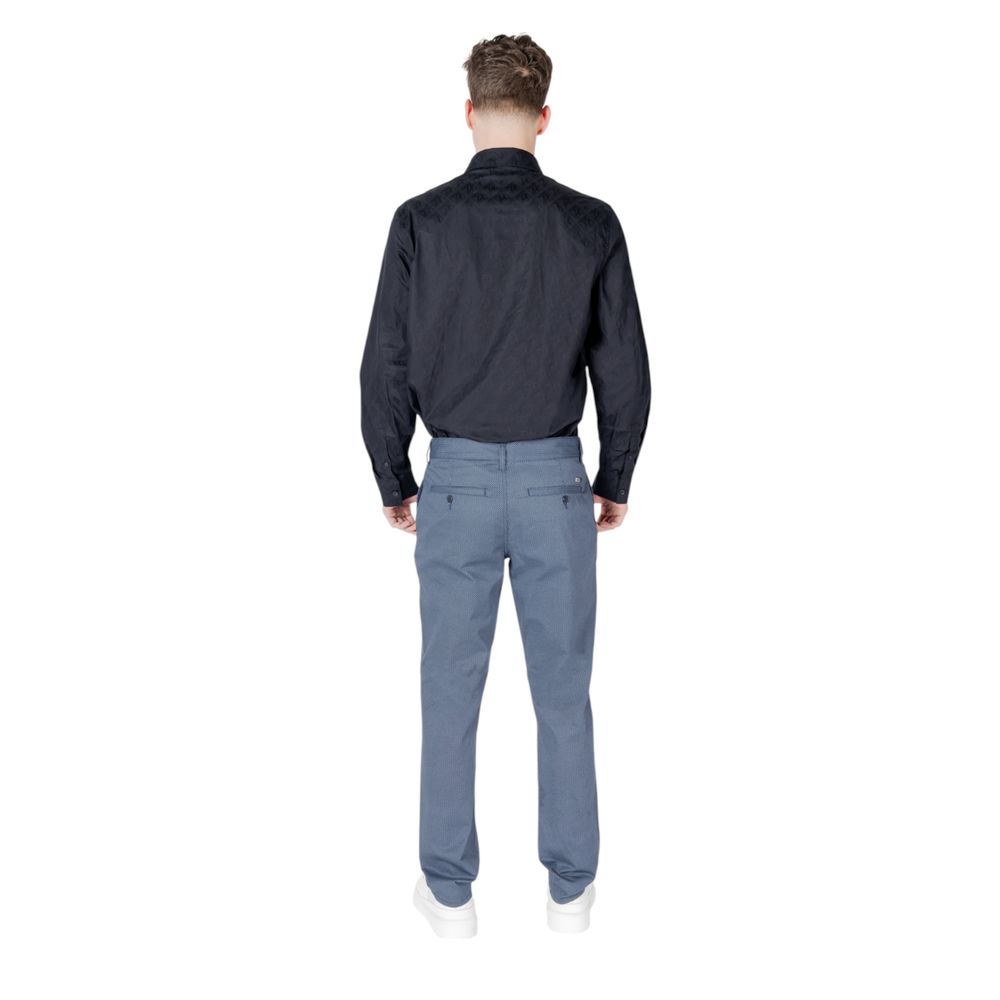 Armani Exchange Blaue Skinny-Hose aus Baumwolle