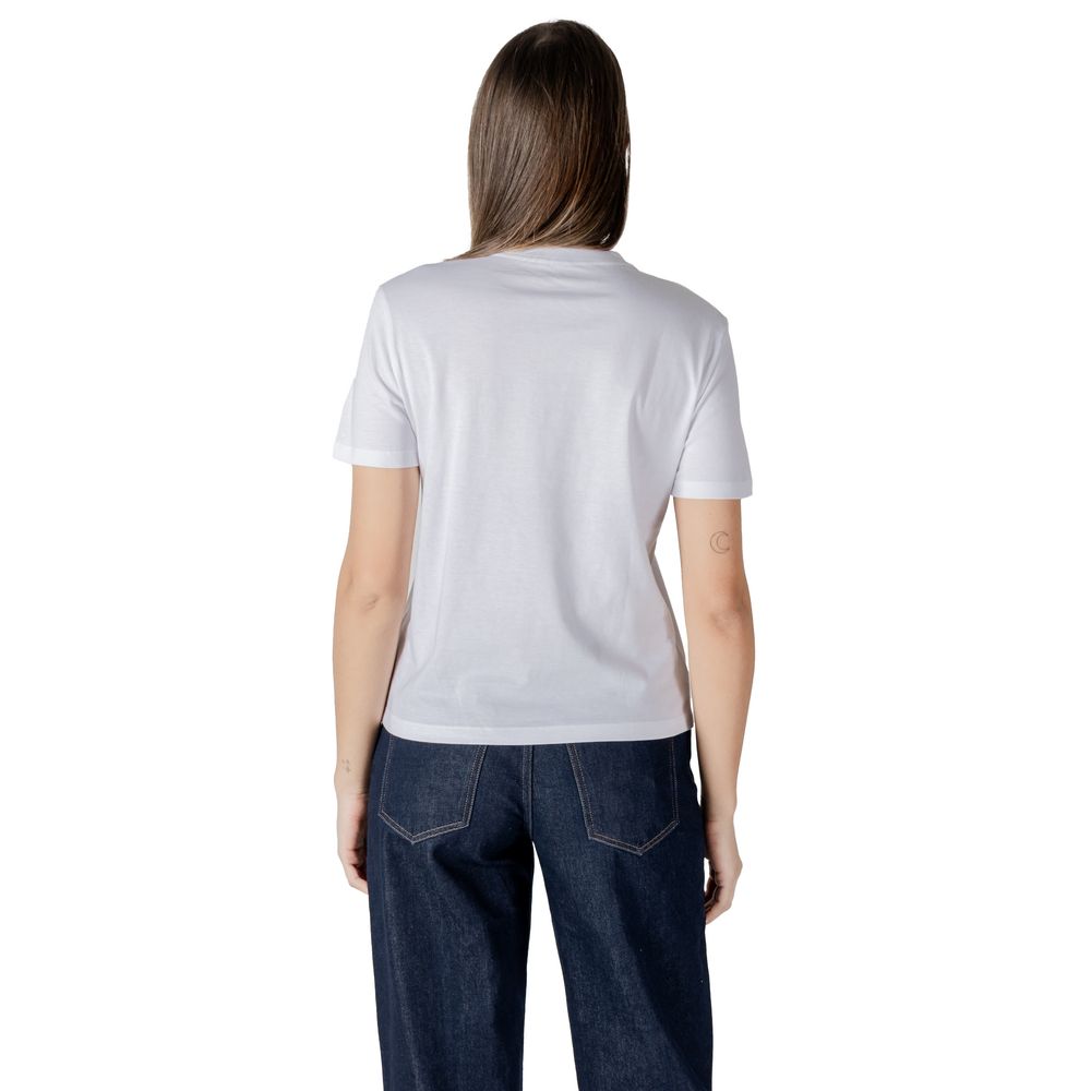 Calvin Klein Jeans Weißes Baumwoll-T-Shirt