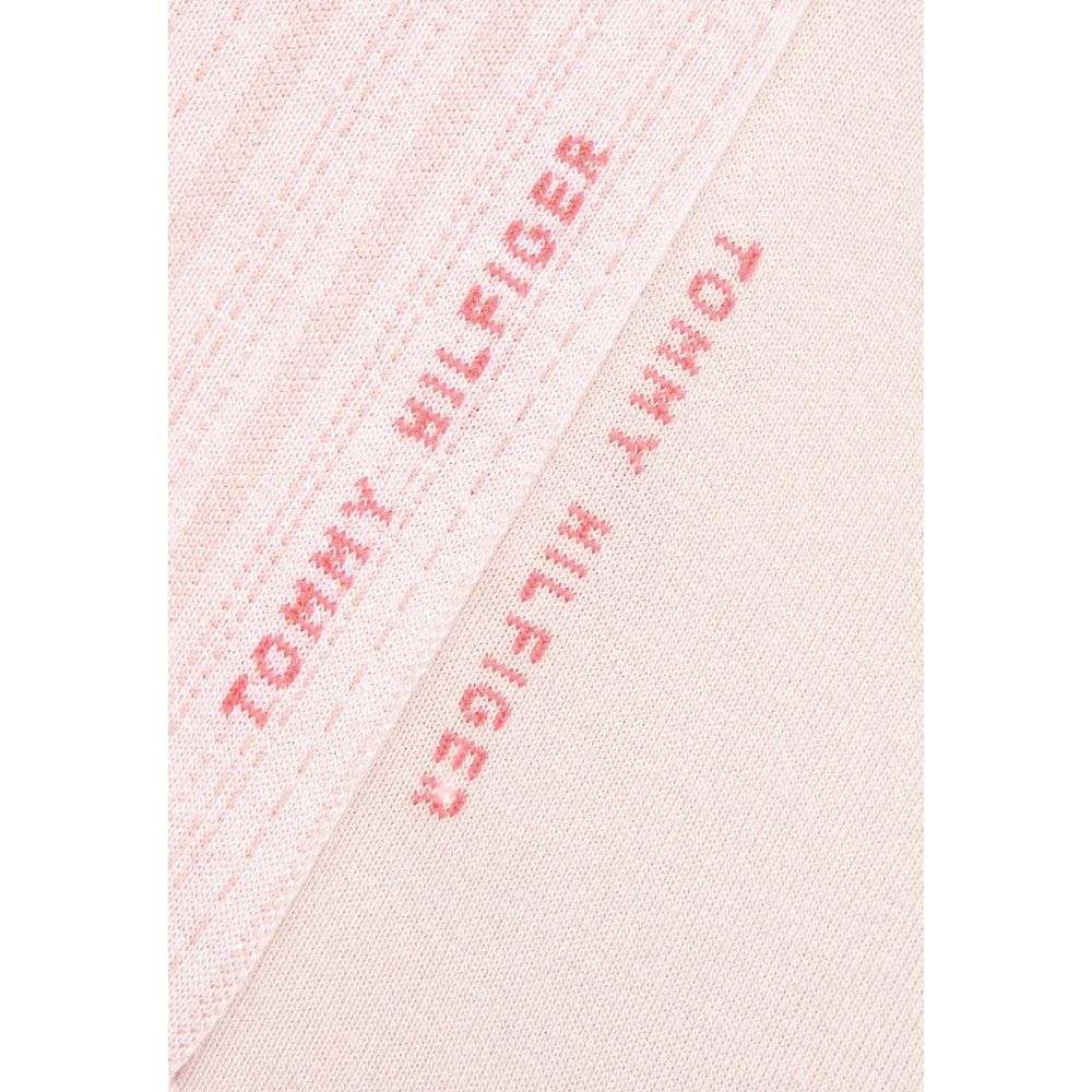 Chaussettes en coton multicolores Tommy Hilfiger avec logo, confort et style, visibles en gros plan.