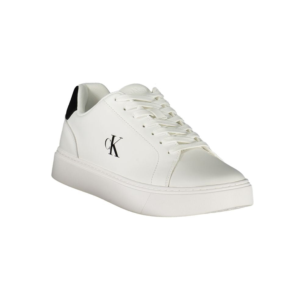 Calvin Klein Bianco Polyurethan Herren Sneaker