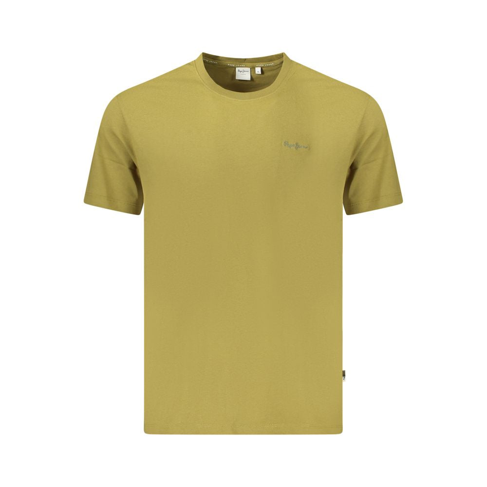 Pepe Jeans Grünes Baumwoll-T-Shirt für Herren