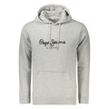 Sweatshirt homme en coton gris de la marque Pepe Jeans, avec col rond et manches longues, porté sur un fond neutre.
