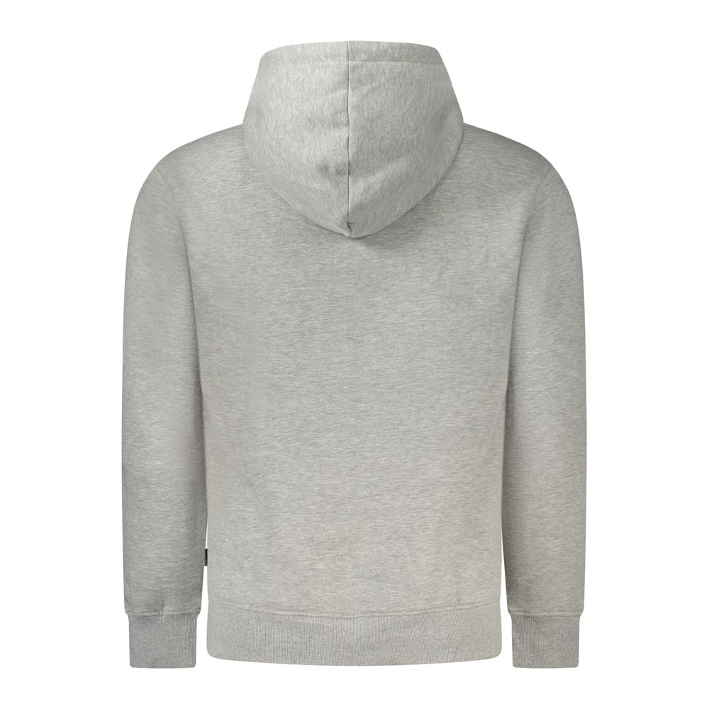 Sweat-shirt gris en coton pour homme de la marque Pepe Jeans, vue de face sur un fond neutre.