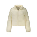 Guess Jeans Bianco Recyceltes Polyester Damenjacke