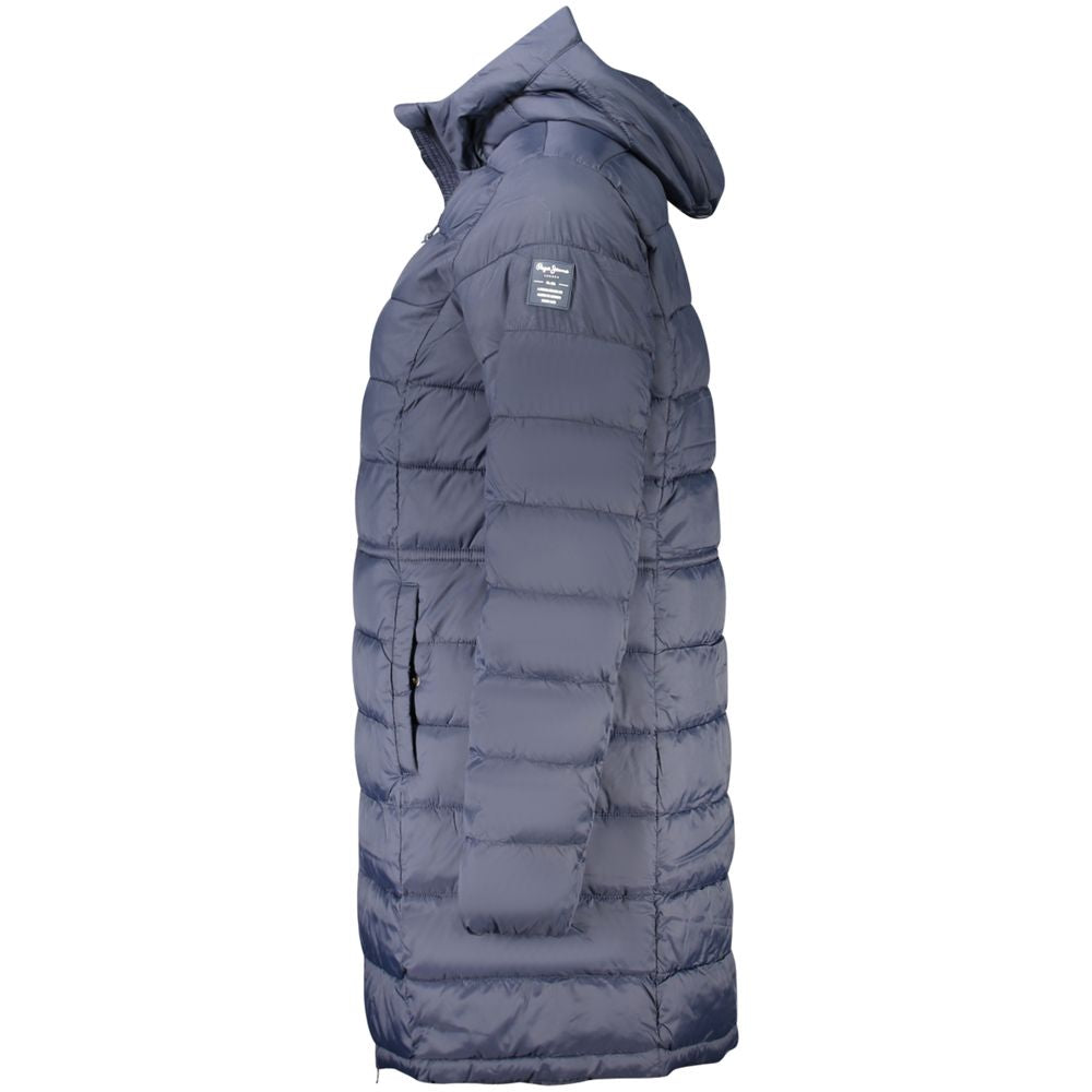 Pepe Jeans Blaue Polyamid Damenjacke