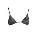 Maillot de bain femme Karl Lagerfeld en polyamide noir, élégant et ajusté, avec logo de la marque visible.
