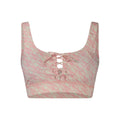 Chemise pour femmes Guess Jeans en polyester rose, style décontracté avec col et manches longues.
