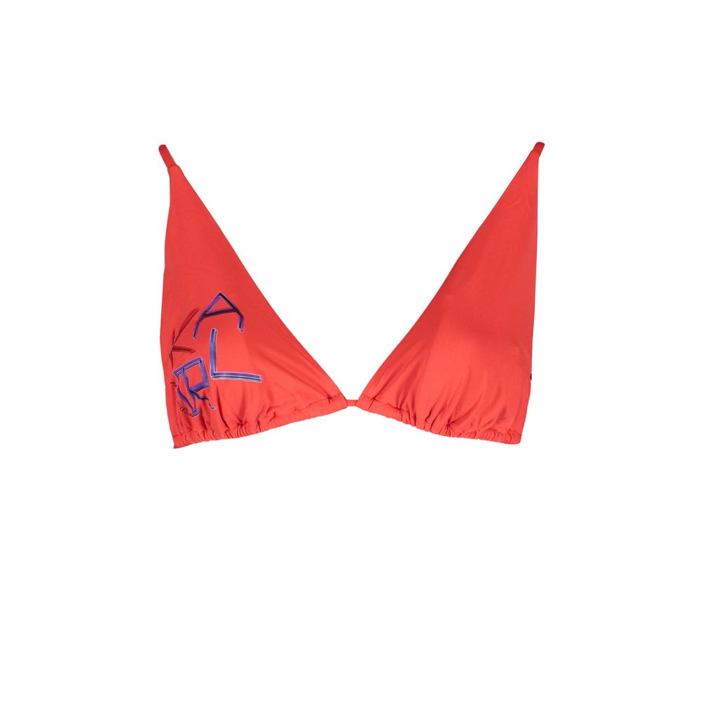 Maillot de bain femme Karl Lagerfeld Rosso en polyamide, coupe élégante et ajustée, visible avec détails de la marque.