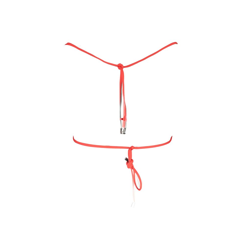 Maillot de bain femme Karl Lagerfeld Rosso en polyamide, coupe élégante et moderne, couleur rouge vif, détails sophistiqués.