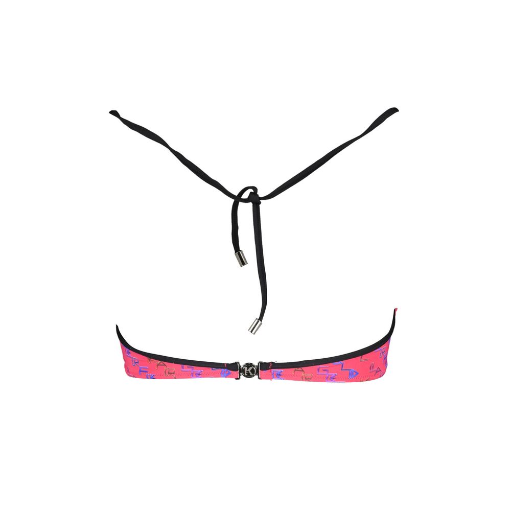 Maillot de bain femme Karl Lagerfeld Rosso en polyamide, coupe élégante avec détails sophistiqués, porté sur mannequin.
