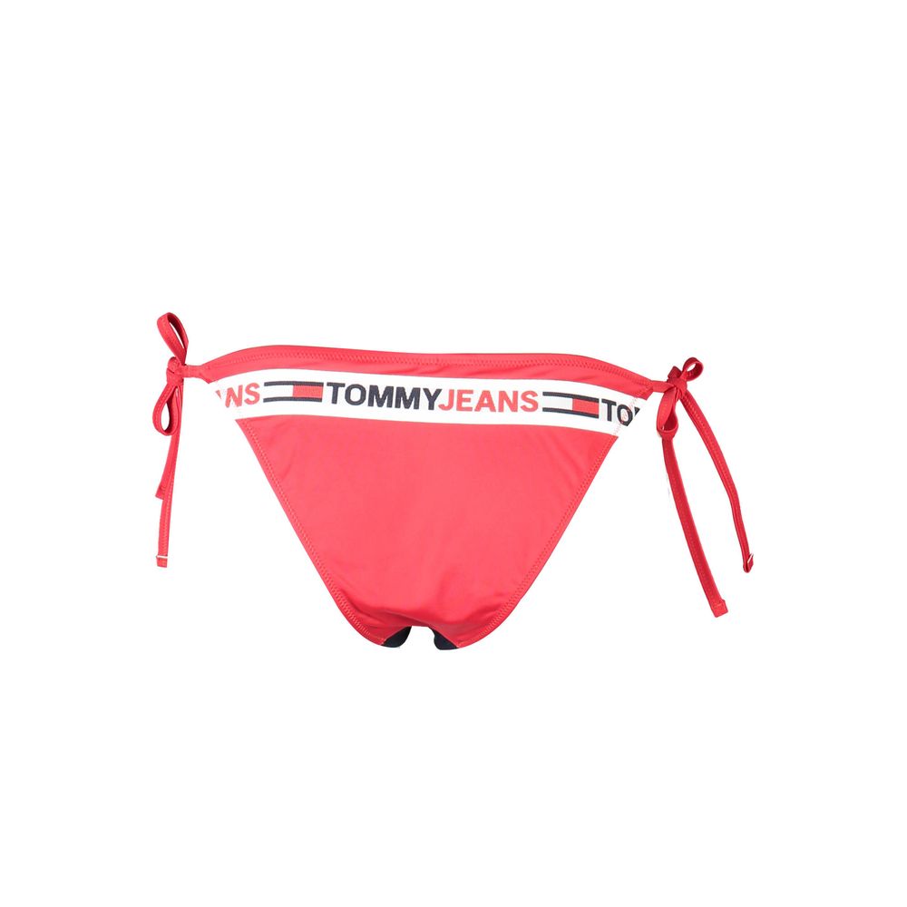 Maillot de bain femme Tommy Hilfiger en polyester bleu avec motif classique, adapté pour la natation et les activités aquatiques
