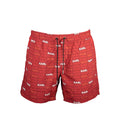 Caleçons de bain pour homme Karl Lagerfeld Rosso en polyester, coupe boxer, couleur rouge, idéal pour la plage ou la piscine.