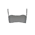 Maillot de bain femme Karl Lagerfeld noir en polyamide avec logo contrastant, design élégant et ajusté.