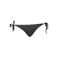Maillot de bain femme Karl Lagerfeld noir en polyamide avec logo, style élégant pour la plage et la piscine.