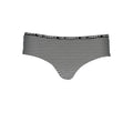 Maillot de bain femme Karl Lagerfeld noir en polyamide, coupe classique avec logo visible sur la ceinture.