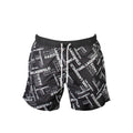 Shorts de bain homme Karl Lagerfeld en polyester noir, coupe boxer avec logo visible.