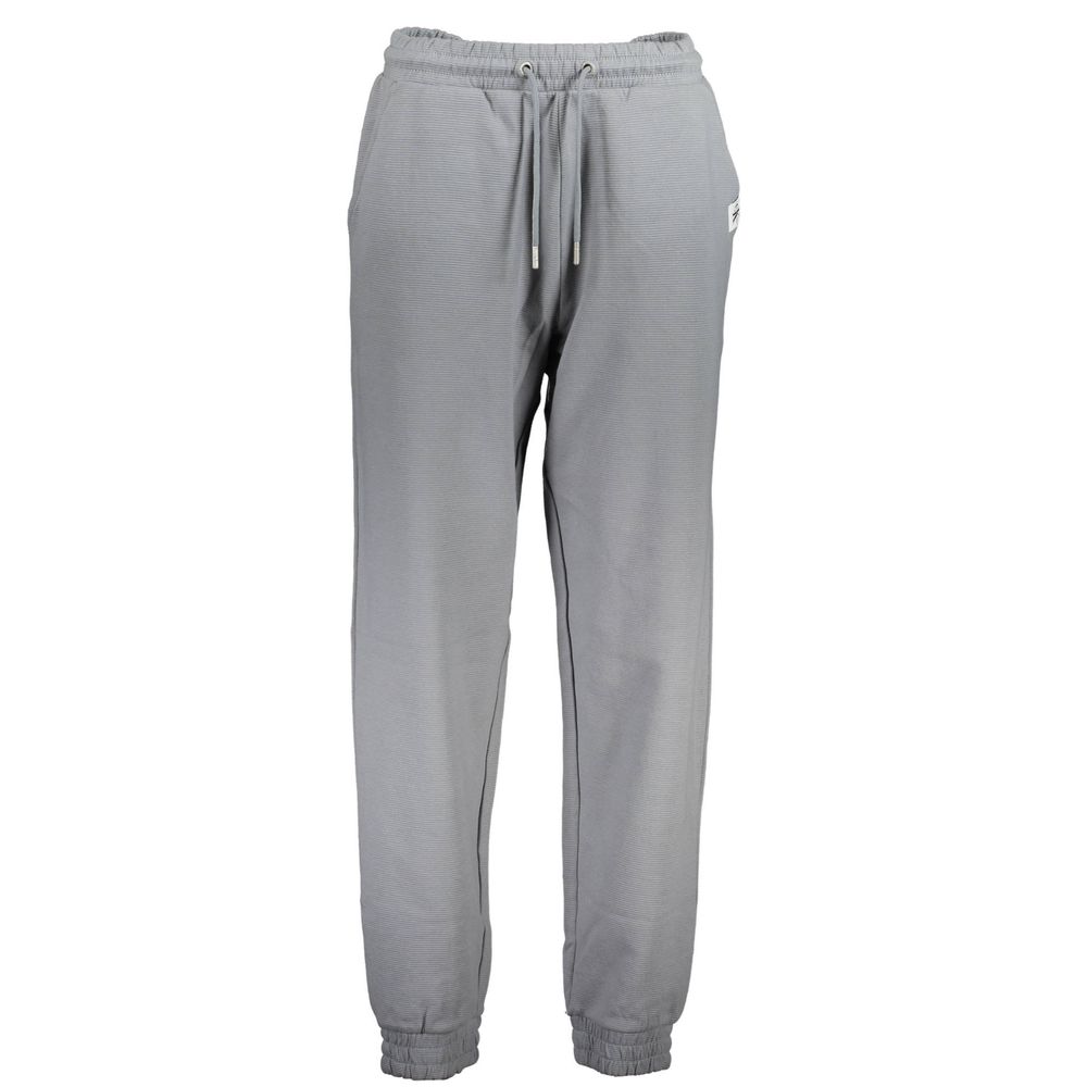 Pantalon de jogging pour femme Calvin Klein en coton gris, style décontracté et confortable.