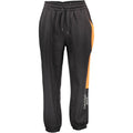Pantalon de survêtement homme Calvin Klein en coton noir, style décontracté et confortable, vue de face.