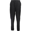Pantalon de survêtement noir en coton pour femmes de la marque Calvin Klein, doux et décontracté.