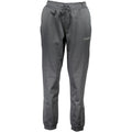Pantalon de sport pour femmes Calvin Klein en polyester noir, style décontracté et confortable.
