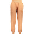 Pantalon jogging pour femmes Calvin Klein Arancione en coton avec taille élastique et poches latérales, style décontracté.