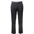 Pantalon de survêtement pour homme Calvin Klein en polyester noir, coupe décontractée, style sportif et confortable.