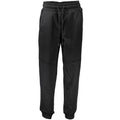 Pantalon de jogging pour femmes Calvin Klein en polyester noir, coupe décontractée et confortable.